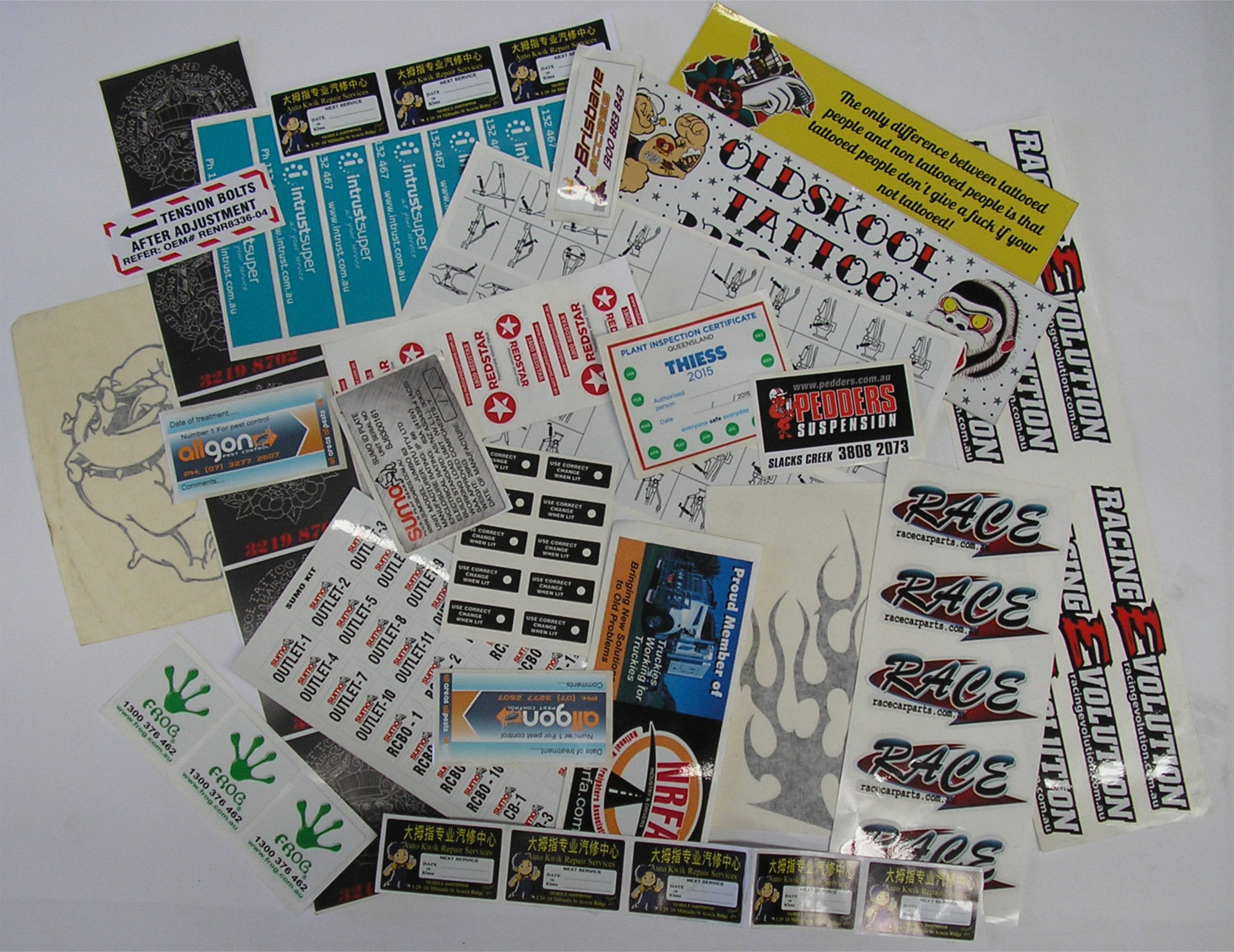labels